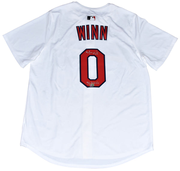 MASYN WINN SIGNED ST LOUIS CARDINALS #0 NIKE LIMITED JERSEY W/ GO BIRDS
