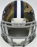 Tony Dorsett Autographed Cowboys Camo Brown Speed Mini Helmet Beckett WY84410