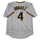 Autographed/Signed Luis Arraez San Diego Pinstripe Jersey Beckett BAS COA