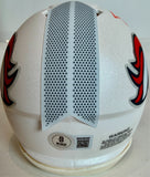Jonathon Cooper Autographed Denver Broncos Alternate White Mini Helmet - BAS COA