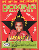Sugar Ray Leonard Autographed Boxing Illustrated Magazine Cover PSA/DNA #S49255