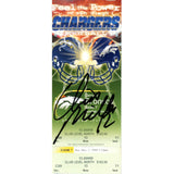 Chris Miller Autographed/Signed 11/7/99 Denver Broncos Ticket Stub Beckett 59219