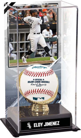 Eloy Jimenez Chicago White Sox Gold Glove Display Case with Image