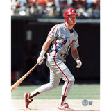 Lenny Dykstra Signed Philadelphia Phillies St Patty's Day Spring Jersey /Beckett