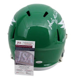 Jordan Mailata Signed/Inscr Full Size Replica Kelly Green Helmet Eagles JSA