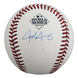 Rangers Josh Jung Signed 2023 WS Manfred OML Baseball BAS Witnessed #1W234493