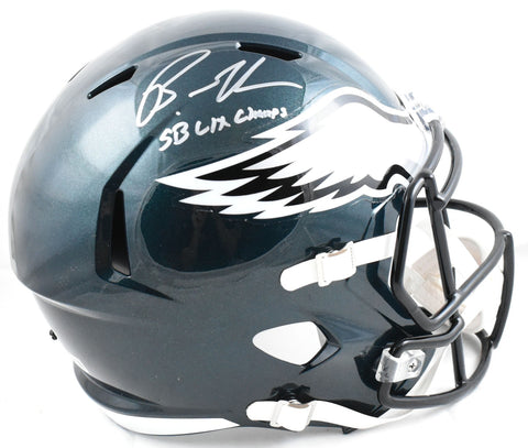 Brandon Graham Autographed Eagles F/S Speed Helmet SB Champs Beckett W Hologram
