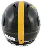 Steelers Jack Lambert "HOF 90" Signed Full Size Speed Rep Helmet BAS Witnessed