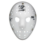 Ari Lehman Signed Friday the 13th White Costume Mask - Jason 1/Crystal Lake