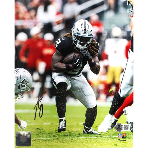 Ashton Jeanty Autographed Las Vegas Raiders 8x10 Photo Beckett Witness 53212