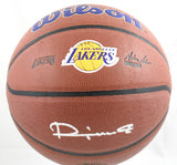 Vlade Divac Autographed NBA Wilson Lakers Logo Basketball - Beckett W Hologram