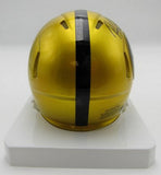 Rocky Bleier HOF Signed/Inscribed Flash Mini Helmet Steelers Beckett 191563