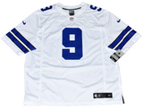 TONY ROMO AUTOGRAPHED DALLAS COWBOYS #9 NIKE WHITE JERSEY BECKETT
