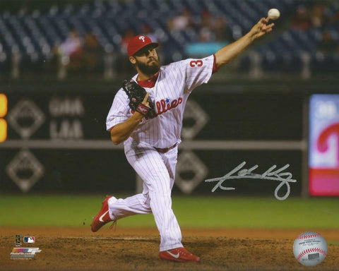 Adam Morgan Philadelphia Phillies Autographed Signed 8x10 Baseball Photo JSA PSA