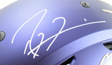 Ray Lewis Autographed Ravens F/S Alt 2024 Speed Flex Helmet - Beckett W Hologram