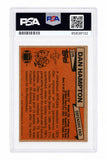 Dan Hampton Signed Bears 1981 Topps Rookie Football Card #316 w/HOF - (PSA/DNA)