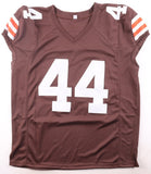 Harold Fannin Jr Signed Cleveland Browns Pro Cut Jersey (JSA) 2025 Draft Pk/ TE
