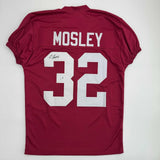 Autographed/Signed C.J. CJ Mosley Alabama Red College Football Jersey BAS COA