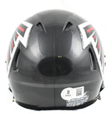 Julio Jones Signed Atlanta Falcons Speed Mini Helmet- Beckett W Hologram *Silver