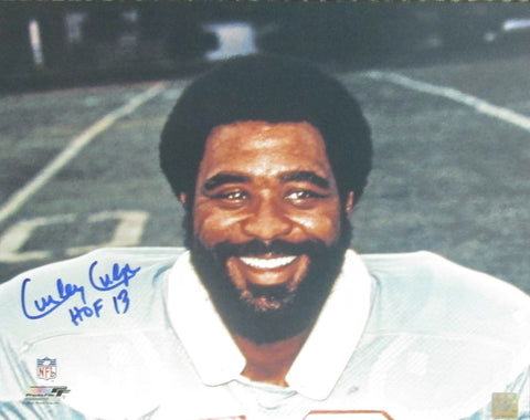 Houston Oilers CURLEY CULP Signed 16x20 Photo #1 AUTO - Pro Bowler- HOF 2013