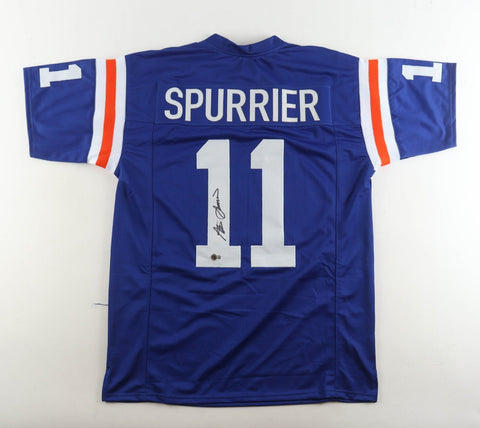 Steve Spurrier Signed Florida Gators Jersey (Beckett) 1966 Heisman Trophy / Q.B.