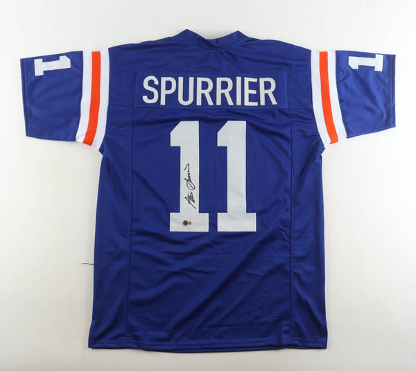 Steve Spurrier Signed Florida Gators Jersey (Beckett) 1966 Heisman Trophy / Q.B.