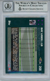 Ray Lewis Autographed 2007 Topps #268 Trading Card Beckett 10 Slab 35240