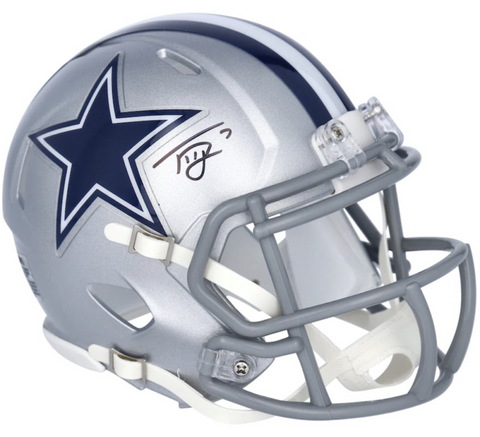Trevon Diggs Autographed Dallas Cowboys Speed Mini Helmet Fanatics