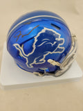 JAMESON WILLIAMS SIGNED DETROIT LIONS FLASH SPEED MINI HELMET PIA COA