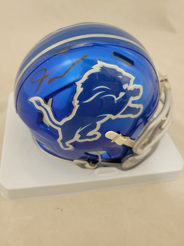 JAMESON WILLIAMS SIGNED DETROIT LIONS FLASH SPEED MINI HELMET PIA COA