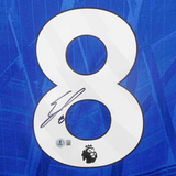 Enzo Fernandez Signed Chelsea 2025-26 Home Soccer Jersey #8 with Beckett Witness