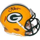 Jordan Love Autographed/Signed Green Bay Packers Mini Helmet JSA 43217