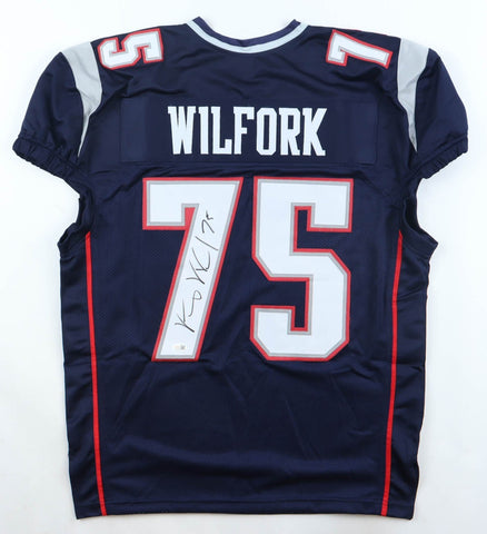 Vince Wilfork Signed New England Patriots Jersey (JSA) 2xSuper Bowl Champion DT