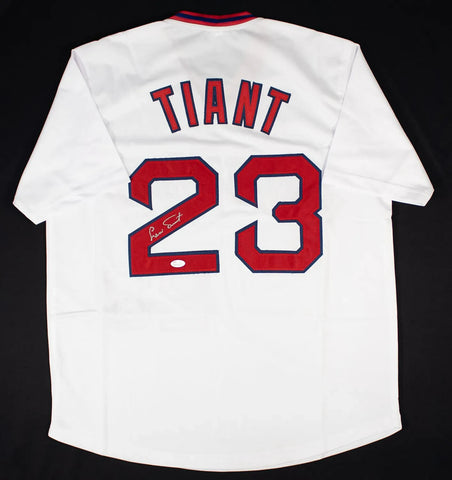 Luis Tiant Signed Boston Red Sox Jersey (JSA COA) 3xAll-Star Pitcher