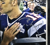 Tom Brady & Ben Roethlisberger Autographed Framed 16x20 Photo UDA Holo BF1945340