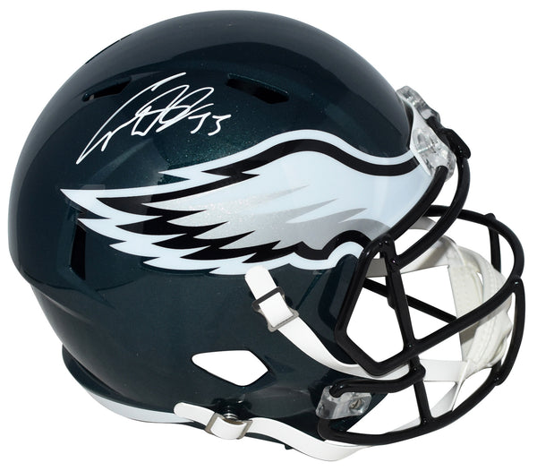 COOPER DEJEAN SIGNED PHILADELPHIA EAGLES SUPER BOWL LIX 59 FULL SIZE HELMET