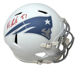 Rob Gronkowski Signed Patriots Full Size Rivalries Replica Speed Helmet Radtke