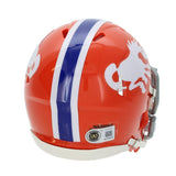 Troy Franklin Autographed Denver Broncos 1966 Throwback Mini Helmet Beckett