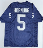 Notre Dame Irish PAUL HORNUNG Signed Custom Navy Jersey AUTO w/ 56 H - JSA