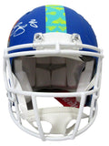 Saquon Barkley Signed Blue SB LIX Full Size Authentic Helmet Eagles PSA 195228