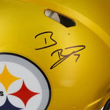 Signed Ben Roethlisberger Steelers Helmet