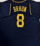 Brewers Outfielder RYAN BRAUN Signed Custom Replica Blue Jersey AUTO - JSA