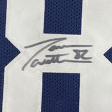 Framed Signed Jason Witten 35x39 Dallas Thanksgiving Day Jersey BAS COA