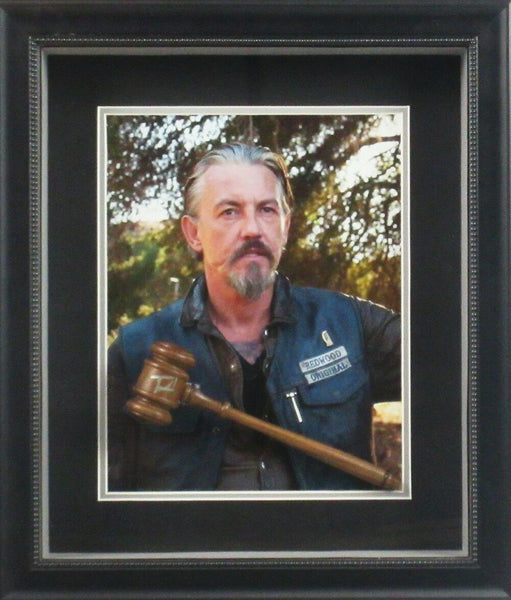 Tommy Flanagan Signed Sons Of Anarchy 19x22 Custom Framed Judge Gavel Shadow Box