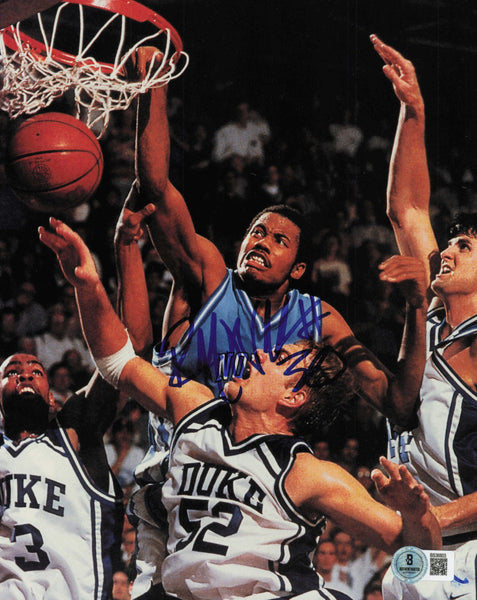 Rasheed Wallace Autographed 8x10 Photo North Carolina Tarheels Beckett BS36803