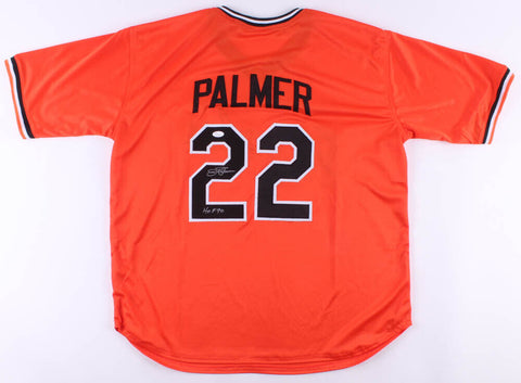 Jim Palmer Signed Baltimore Orioles Orange Jersey (JSA) 3X World Series Champion