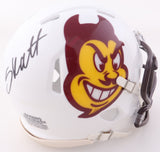 Cam Skattebo Signed Arizona State Mini-Helmet (JSA COA) New York Giants RB