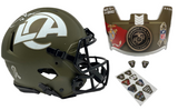 Cooper Kupp Autographed Rams STS - Marines Ed. - Authentic Speed Helmet Fanatics