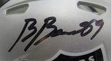 Brock Bowers Signed/Auto Mini Football Helmet Oakland Raiders Beckett 200065