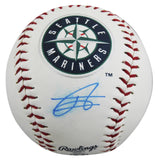 Mariners Julio Rodriguez Signed Seattle Mariners Logo OML Baseball BAS #BX68739
